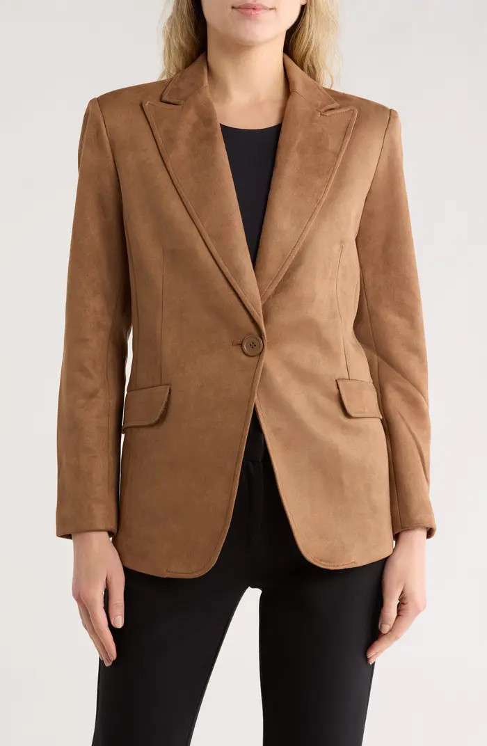 MAX STUDIO Faux Suede Blazer | Nordstromrack | Nordstrom Rack