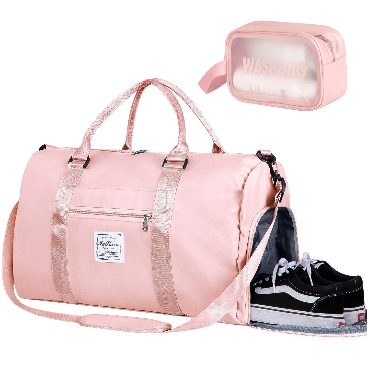 Weekender Bag for Women, Overnight Bag with Shoes Compartment and Wet Pocket, Waterproof  Travel ... | Walmart (US)