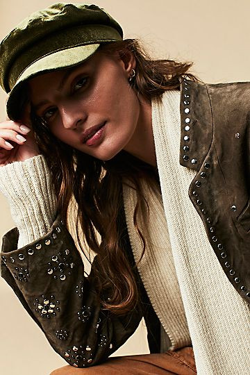 Royal Velvet Lieutenant Cap | Free People (Global - UK&FR Excluded)