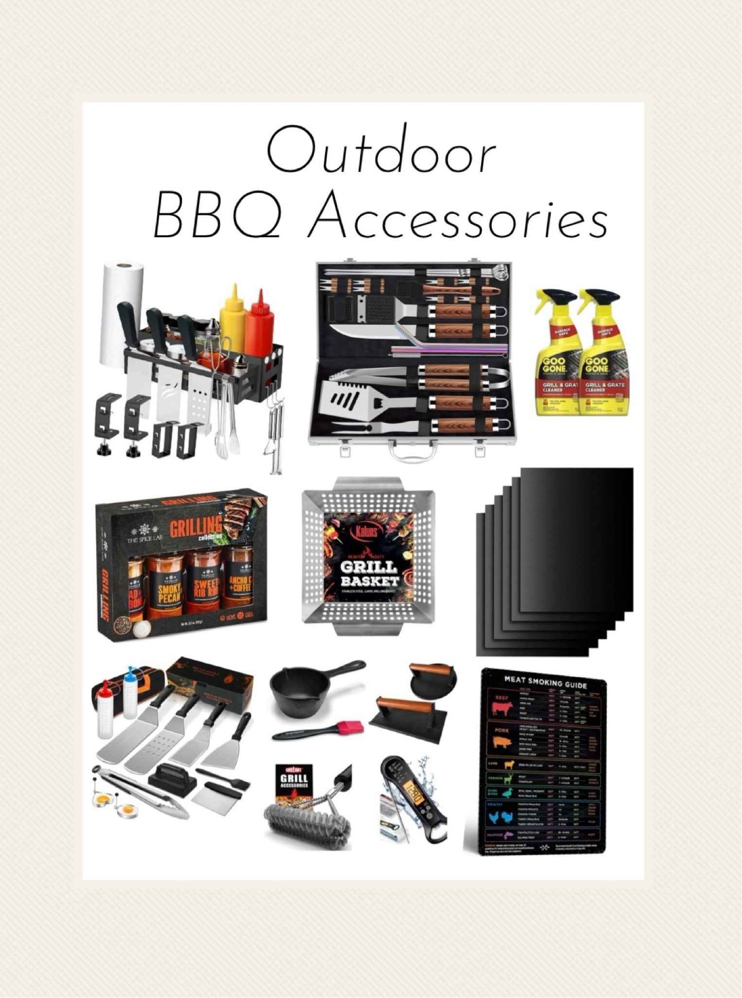 Outdoor bbq accessories 

#bbq #grilling #patio

#LTKSeasonal #LTKHome #LTKFamily