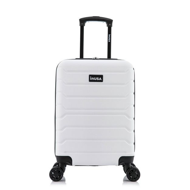 InUSA Trend Lightweight Hardside Medium Checked Spinner Suitcase | Target