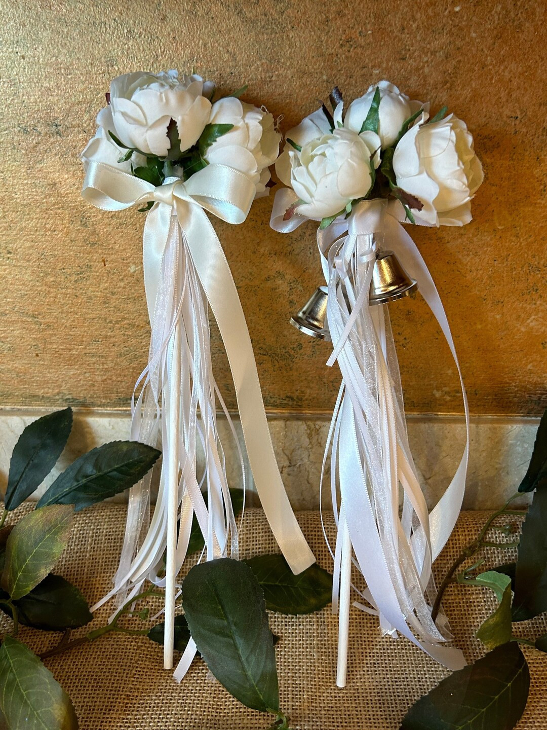 Flower Girl Wand Wedding Wand Flower Girl Peony Flower Girl Wand Basket Alternative for Flower Gi... | Etsy (US)