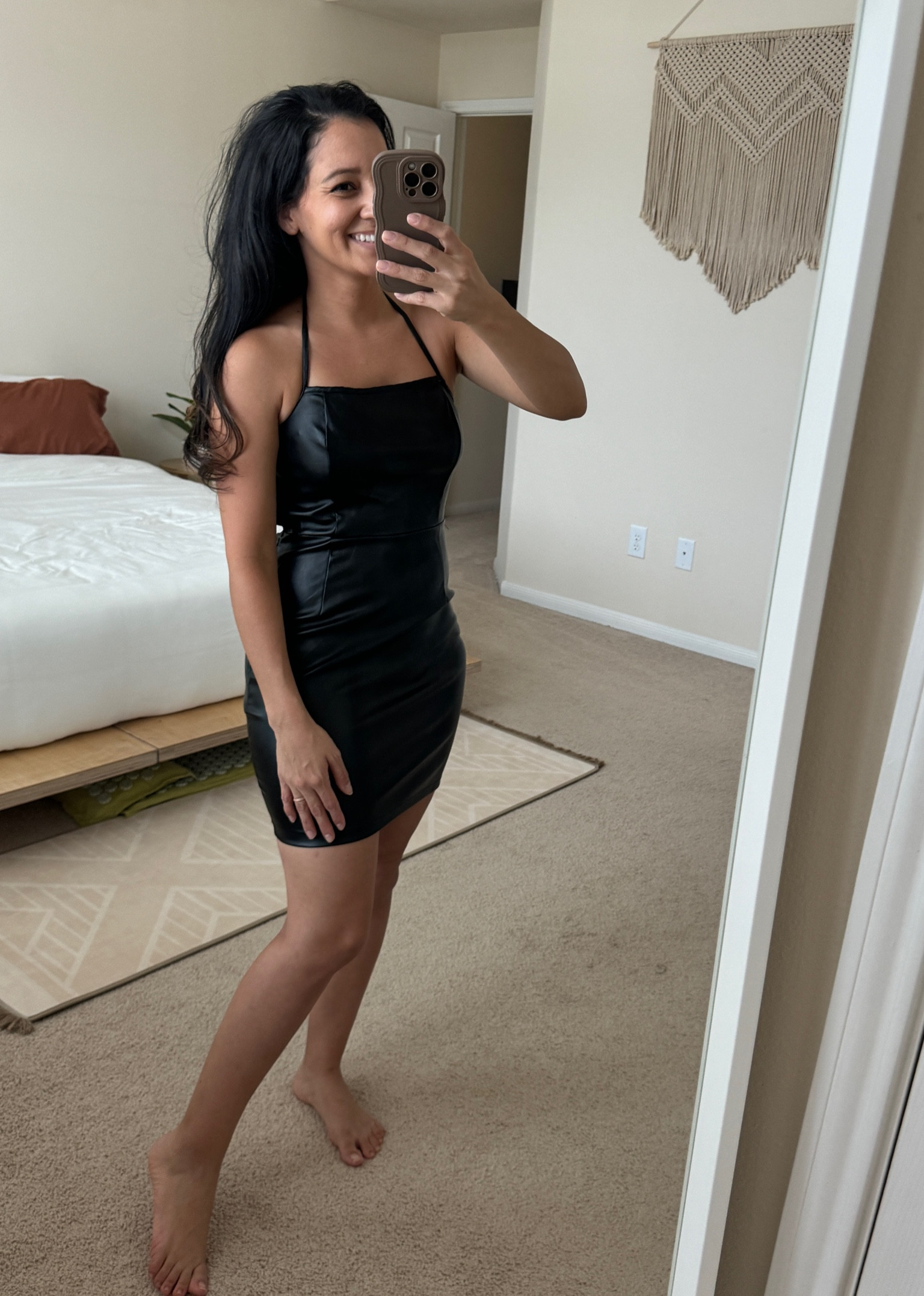 I don’t think this little faux leather dress will ever leave the closet.

#LTKSeasonal #LTKFallSale #LTKHalloween