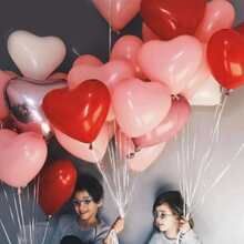 Random Color Heart Shape Balloon 20pcs | ROMWE