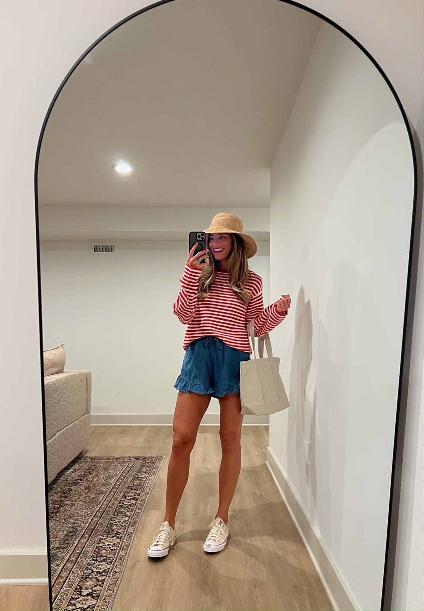 Love this look for summer 🇺🇸 The perfect mix of cute, comfortable, and festive for all of the upcoming holiday weekends!

Sweater: Medium
Shorts: Small

Labor Day Weekend, Memorial Day Weekend, 4th of July

#LTKootd #LTKgrwm #LTKdayinmylife