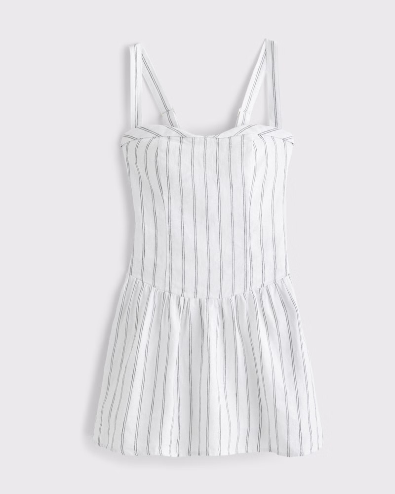 Women's Premium Linen Drop-Waist Skort | Women's Dresses & Jumpsuits | Abercrombie.com | Abercrombie & Fitch (US)