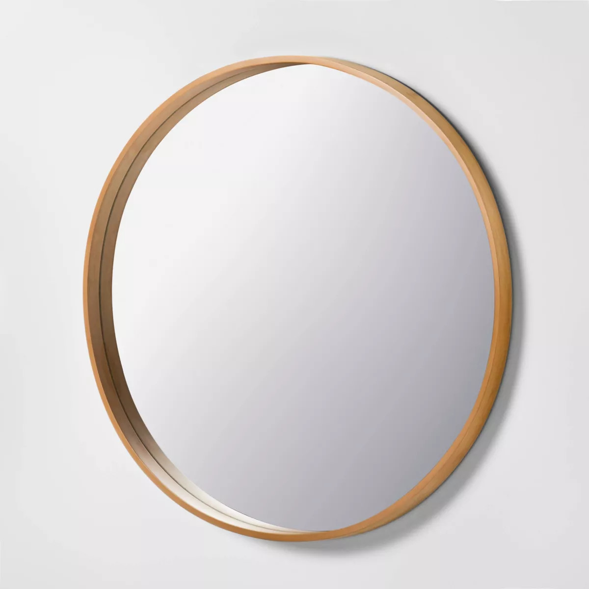 Round Wood Framed Wall Mirror - Hearth & Hand™ with Magnolia | Target