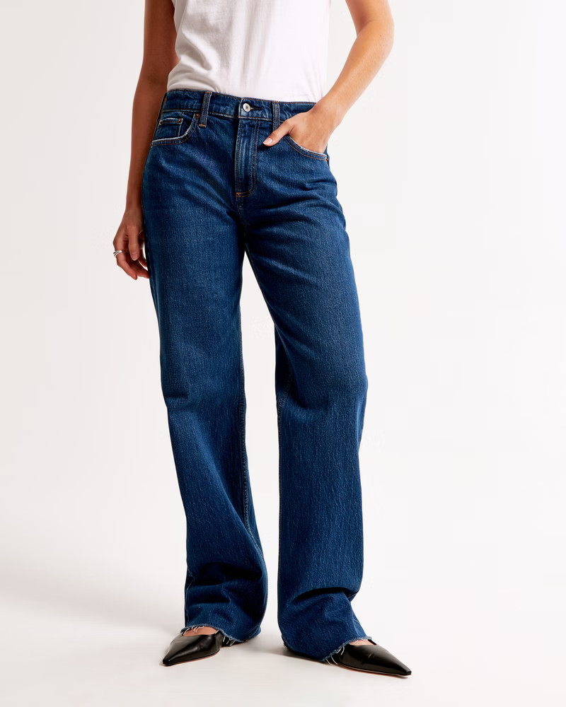 Low Rise Baggy Jean | Abercrombie & Fitch (US)