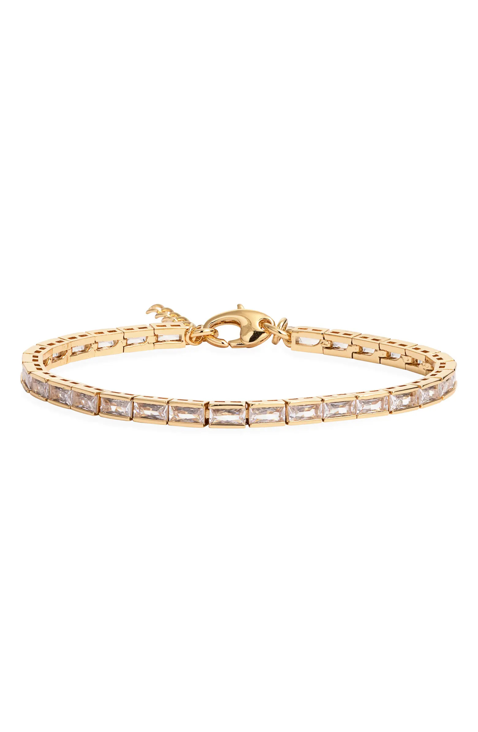 Baguette Cubic Zirconia Tennis Bracelet | Nordstrom