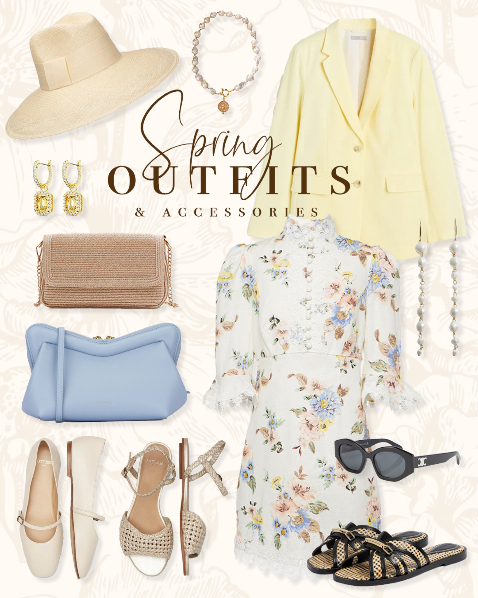 Whether it’s Easter Sunday, or a South of France weekend escape or a spring day at the office, these are some of the spring dresses (more linked!) and accessories I’m eyeing for a pop of freshness to this spring-summer wardrobe! 🌼
•
#springdress #dress #springdresses #springaccessories #pastels #summer #summerstyle #springstyle #floraldress #zimmerman #h&mfinds

#LTKSeasonal #LTKstyletip #LTKeurope