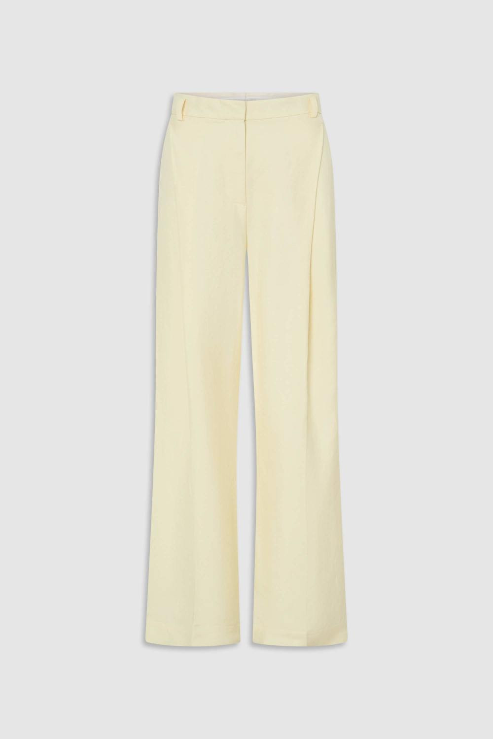 PLEAT SLOUCH PANT Lemon Butter | Oroton