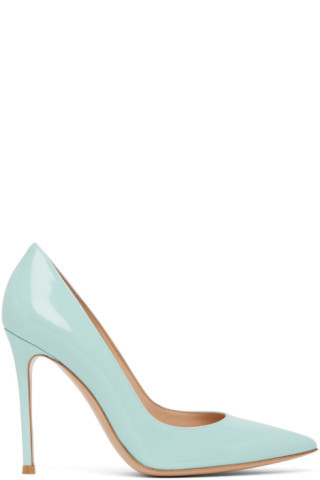 Blue Gianvito 105 Heels | SSENSE