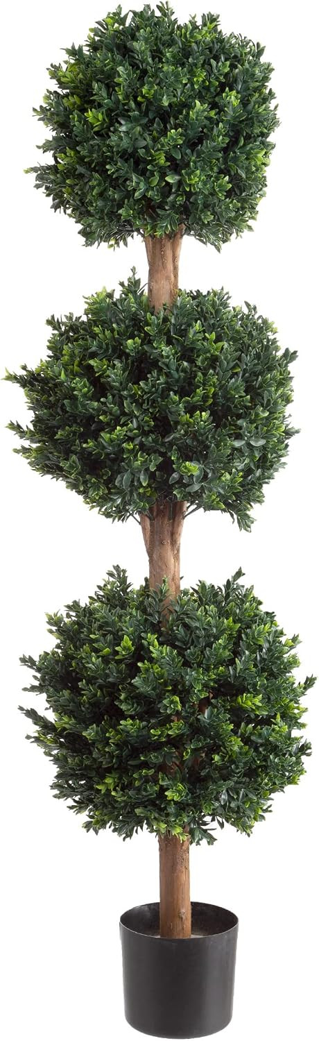 Pure Garden 50-10007 Hedyotis Triple Ball Tree, 5-Feet, 15x15, Green | Amazon (US)