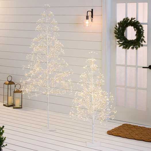 Warm White Starry Micro LED Pre Lit Electric Tree Decor by World Market | World Market