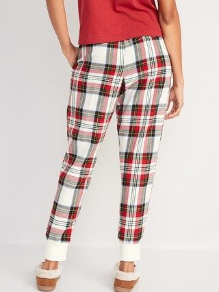 Printed Flannel Jogger Pajama Pants for Women | Old Navy (US)