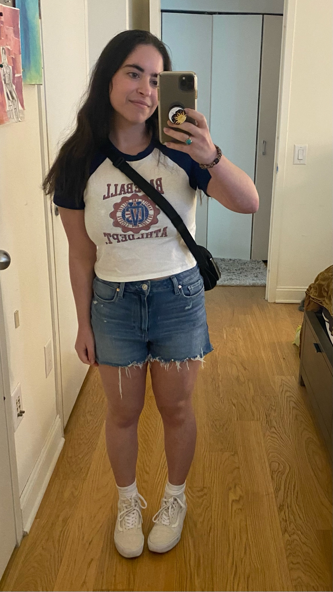 Another crop size M ⚾️ shorts are a 27, shoes are 1/2 size down.
•
•

graphic tees | Light blue graphic tee | pink graphic tee | cool graphic tees | distressed band tees | 3xlt graphic tees | celebrity graphic tees | yellow graphic tees | white graphic tees | cartoon graphic tees 

#LTKTravel #LTKStyleTip #LTKItBag