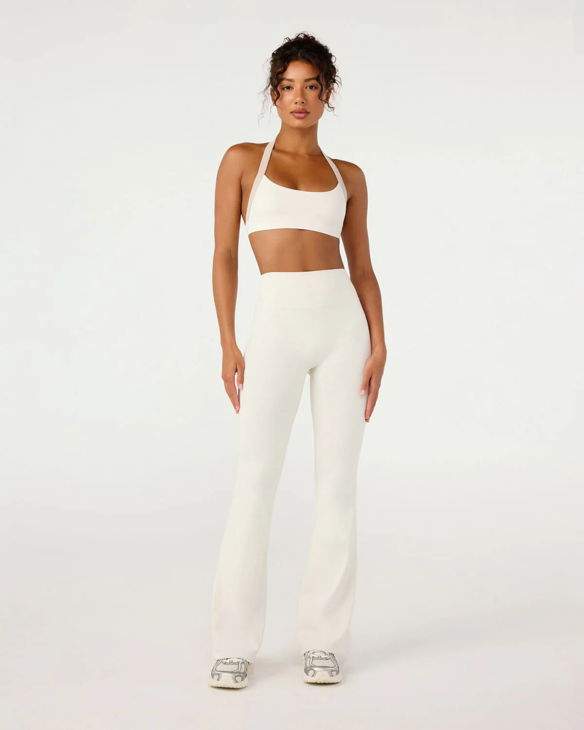 Form Invisible Scrunch Flare Leggings | Vanilla | Crop Shop Boutique AU
