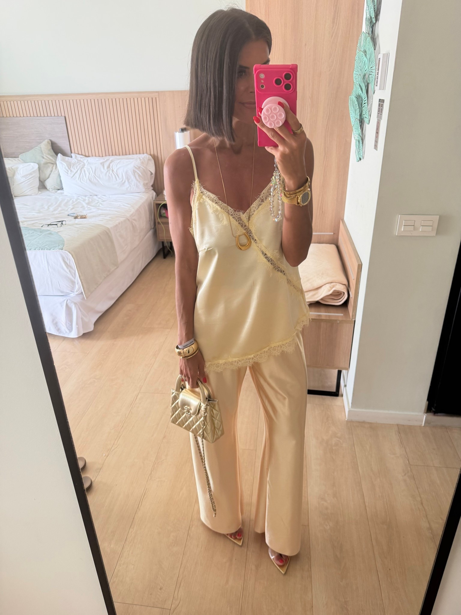 size small in both pans and top Linked similar bag

#LTKSeasonal