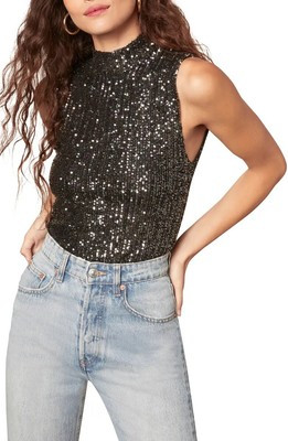 BB Dakota by Steve Madden Truth Aura Dare Bodysuit Black Sequin Party S NWT $79  | eBay | eBay US