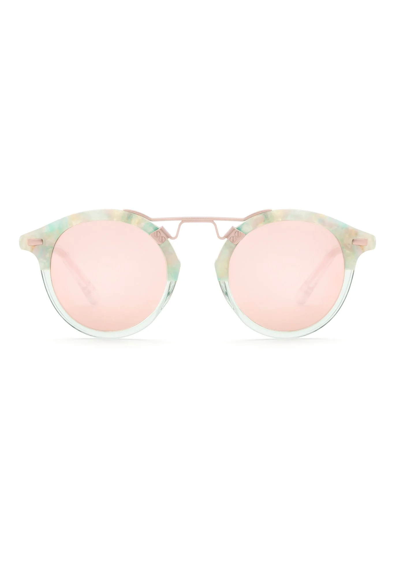 ST. LOUIS MIRRORED | Seaglass to Marine Rose Gold | KREWE Eyewear