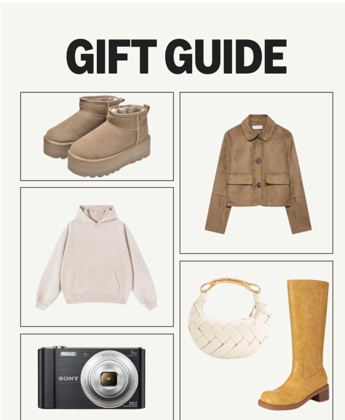 Amazon gift guide! 
Xmas gift ideas, gifts for her , Amazon Black Friday, affordable amazon finds , style guide, Uggs , boots , jacket , sweatshirt , purse , boots 

#LTKHoliday #LTKGiftGuide #LTKStyleTip