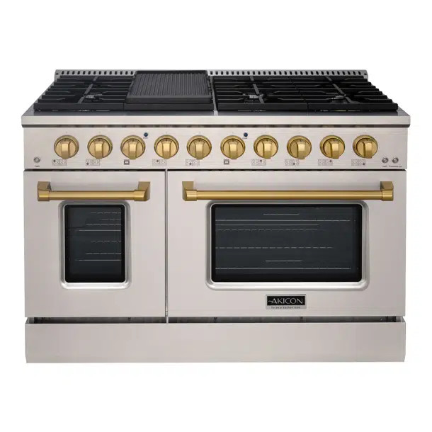 Hallman Industries Bold 48" Natural Gas Freestanding Convection Range | Wayfair North America