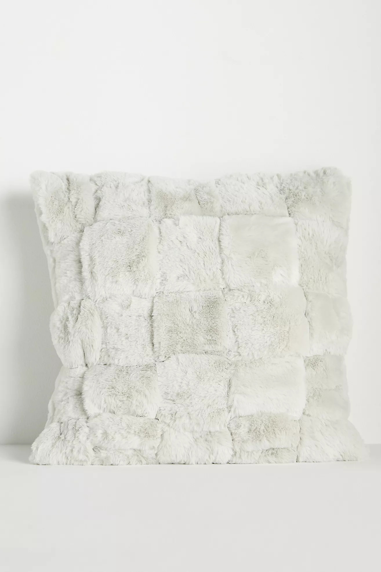 Woven Faux Fur Pillow | Anthropologie (US)