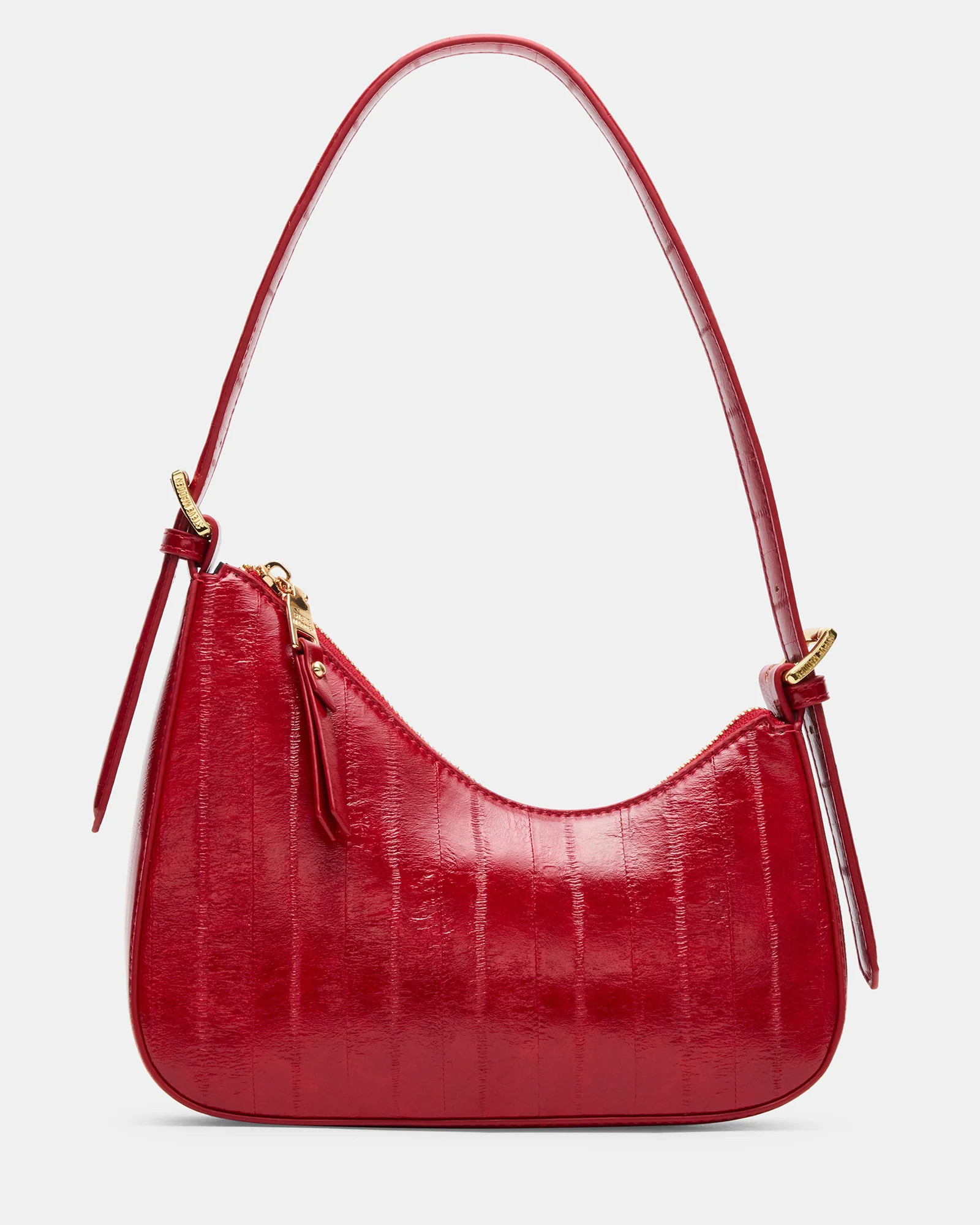 SMITH Bag Red Eel Asymmetric Shoulder Handbag | Steve Madden (US)