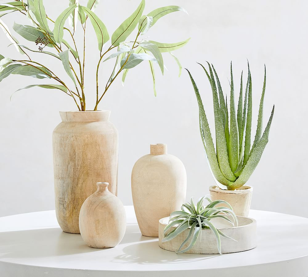 Mango Wood Ceramics Collection | Pottery Barn (US)