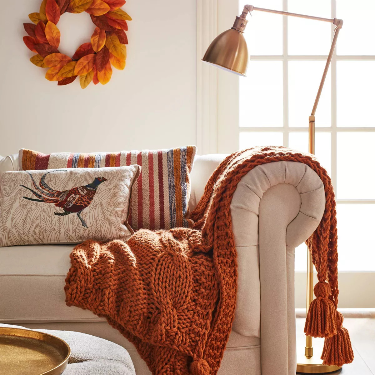 17.6" Round Aluminum Tray Gold - Threshold™ | Target