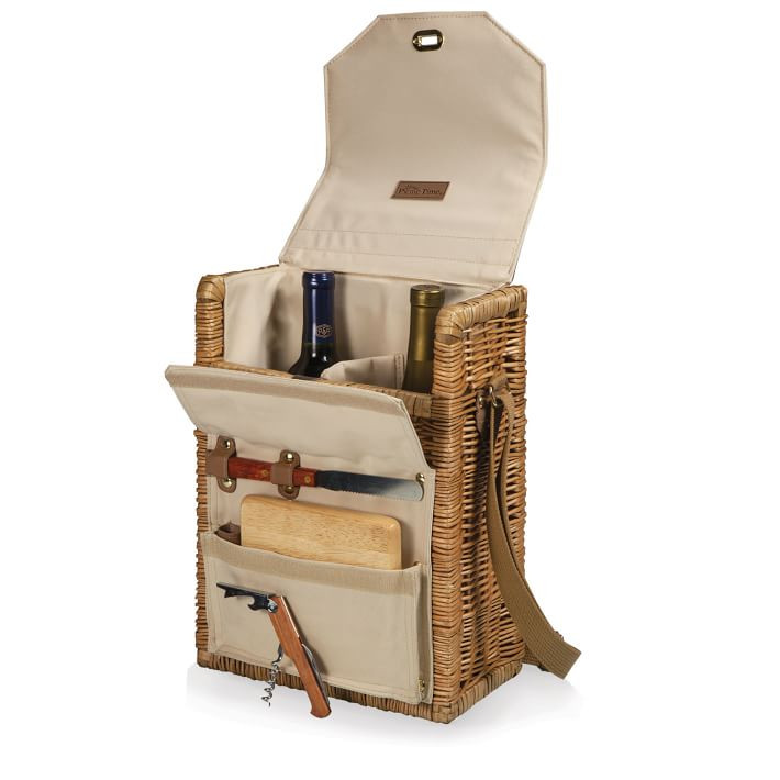 Country Canvas Wine Bag (4 Piece Set) | West Elm (US)