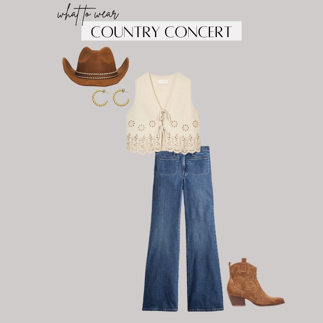 Country Concert Outfit Idea
Top is Zara: item 6318/044/712


ootd style fashion, flare jeans, western boots, cowboy hat, Zara outfit, going out look, rodeo outfit, Nashville, Austin Texas, 

#LTKU #LTKStyleTip #LTKShoeCrush