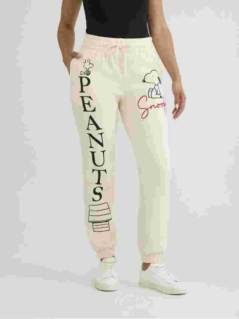 Peanuts Women’s and Women’s Plus Snoopy Graphic Print Joggers, 29'' Inseam, Sizes XXS-2XL | Walmart (US)