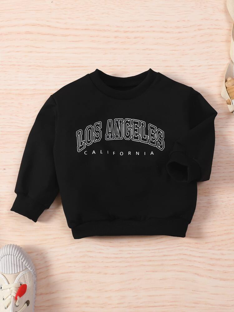 Baby Letter Graphic Sweatshirt | SHEIN