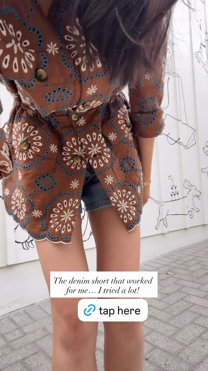 Mixing an investment Veronica Beard eyelet jacket up with Zara denim shorts. 

#summeroutfit
#ootd
#resortwear
#vacationoutfit
#classicstyle

#LTKootd #LTKSeasonal #LTKTall