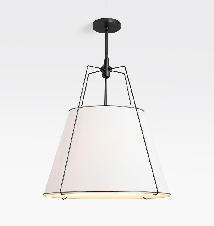 24" Conical Drum Pendant | Rejuvenation