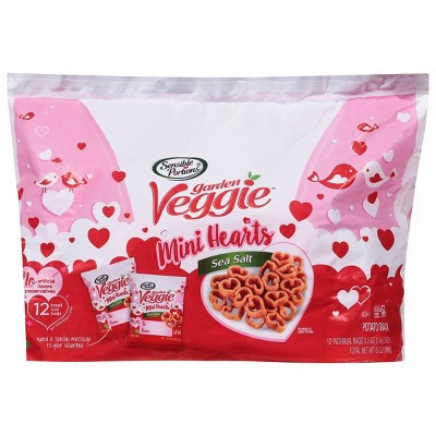 Sensible Portions Valentine's Garden Veggie Mini Hearts - 6oz/12ct | Target