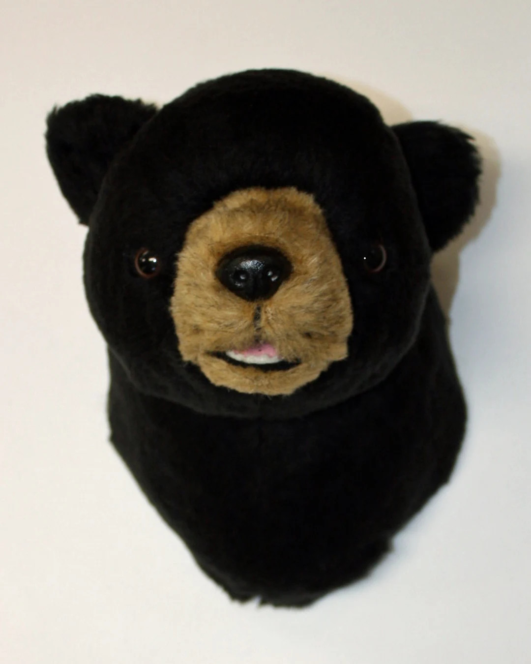 Plush Black Bear Head harry Small Wall Mount - Etsy | Etsy (US)
