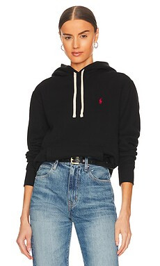 Polo Ralph Lauren Fleece Hoodie in Black from Revolve.com | Revolve Clothing (Global)