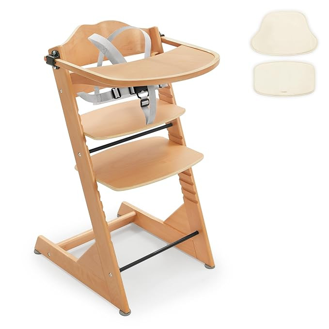 Curipeer Convertible Wooden High Chair for Babies and Toddlers - Baby Feeding Chair& Toddler Dini... | Amazon (US)