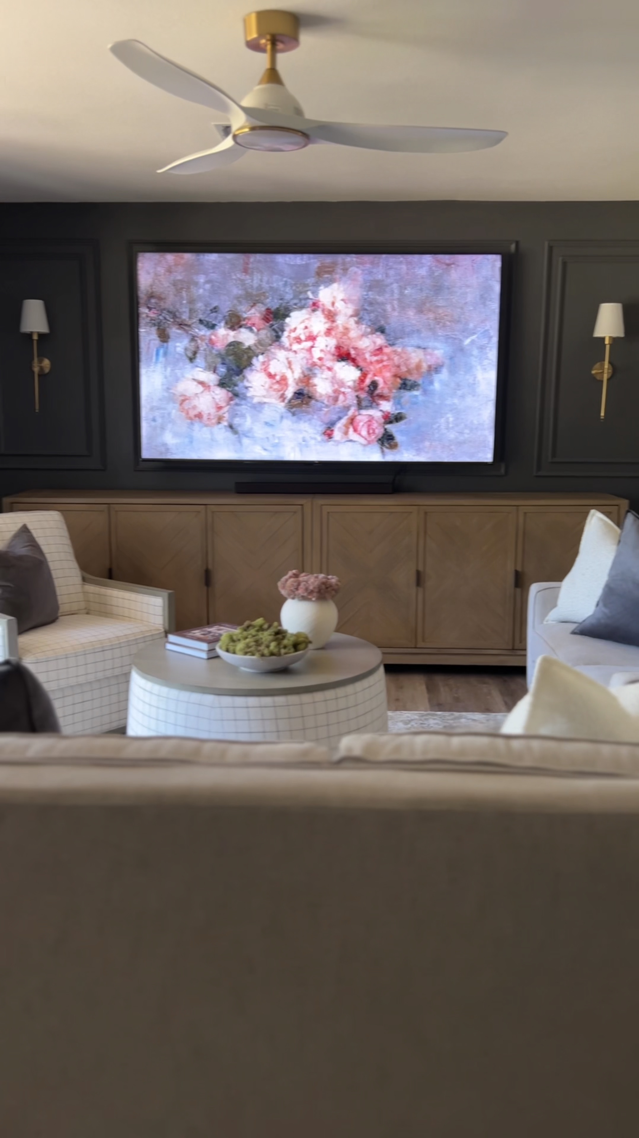 Linking the battery operated wall sconces, and ceiling fan from Amazon. Everything else is from Furniture Row . You can find more details on my Instagram post and shop them on their website. 

#LTKStyleTip #LTKHome #LTKWatchNow