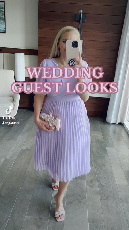 These wedding guest looks are all under $100. Giving you affordable fashion for spring and summer.

1st Dress (Midi dress, medium)
2nd Dress (Mini dress, medium)
3rd Dress (Maxi dress, large)


#LTKFindsUnder100 #LTKWorkwear #LTKVideo