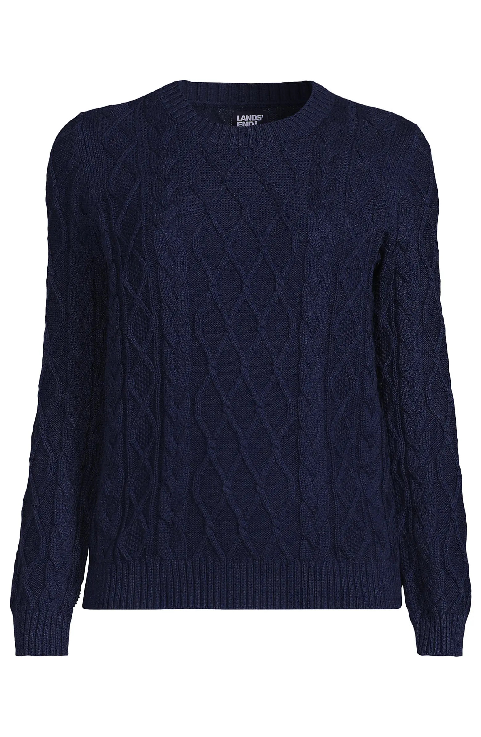 Cotton Drifter Crew Cable Pullover Sweater | Nordstrom