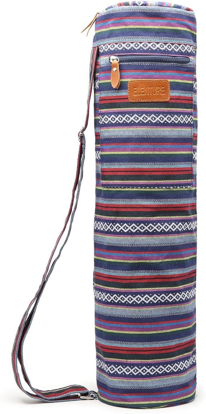 ELENTURE Yoga Mat Bag for 1/4-Inch 1/3-Inch Thick Exercise Yoga Mat, Exercise Yoga Mat Carrier Fu... | Amazon (US)