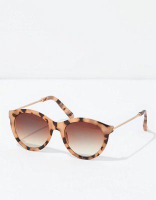 AEO Tortoise Round Sunglasses | American Eagle Outfitters (US & CA)