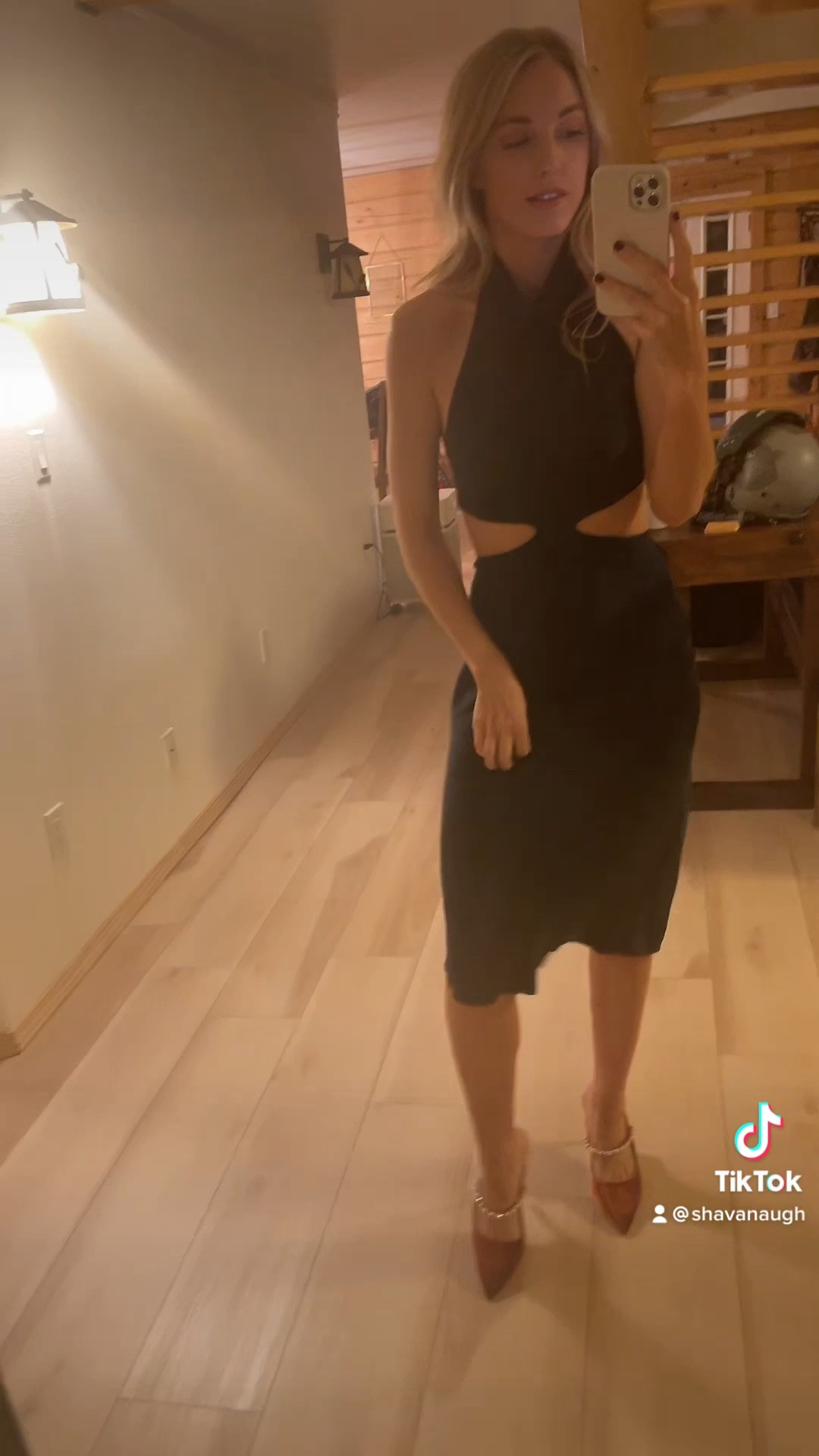 Size small in the dress 