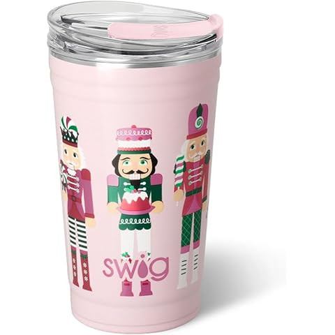 Swig Life 18oz Travel Mug, Insulated Tumbler with Handle and Lid, Travel Coffee Mug, Cup Holder F... | Amazon (US)