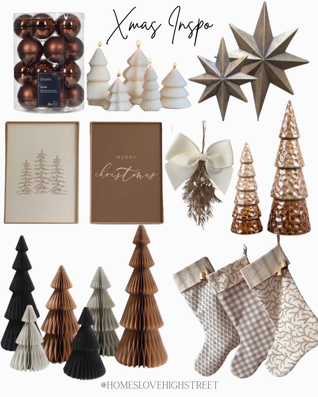 Brown Christmas inspo 

#LTKuk #LTKhome #LTKwinter