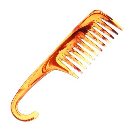 Hair Brush Wide Tooth Comb with Hanger Anti-Static Large Wide Comb for Straight Wavy Hair Care Styli | Walmart (US)
