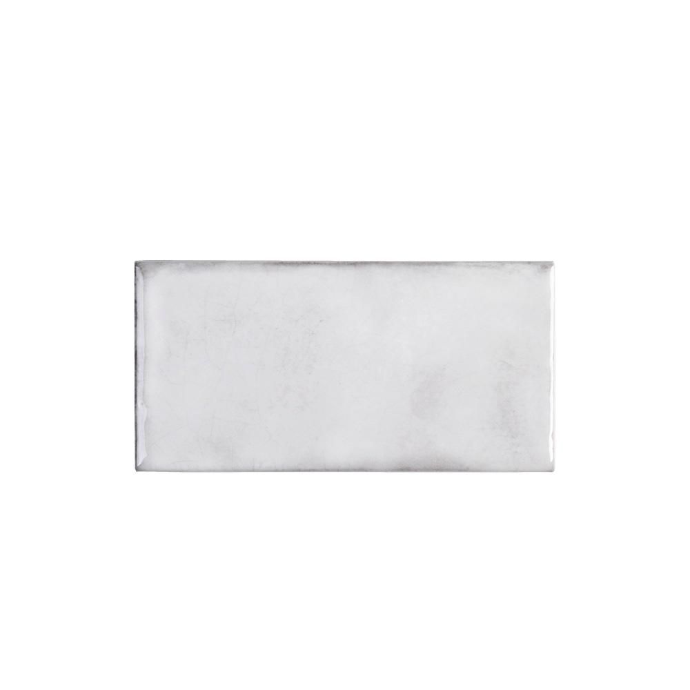 Blanco Rustico White 3 in. x 6 in. Glossy Ceramic Wall Tile (5.38 sq. ft./Case) | The Home Depot